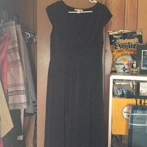 Nice brown sheer banana republic maxi dress